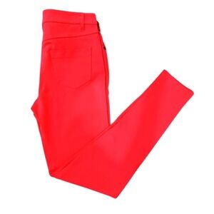 Alberto Makali Slim Fit,‎ 5-Pocket Jean Style Knit Pants, Salmon, Sz 8